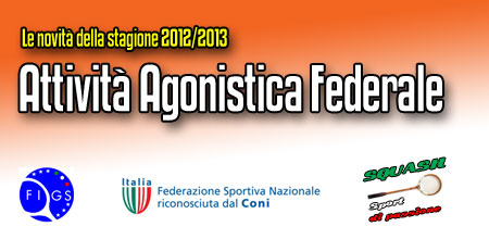 Attivita' Agonistica Federale 2012/2013