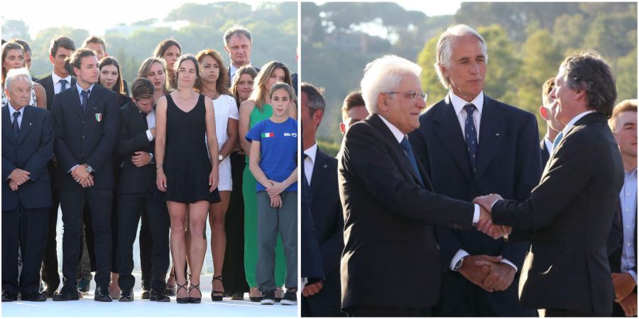 Il Presidente della Repubblica visita il Coni