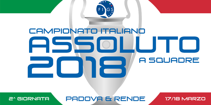 Camp. Ita. Assoluto a squadre 2018 - 2a giornata