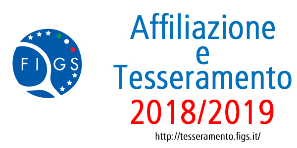 Affiliazione e Tesseramento 2018-2019