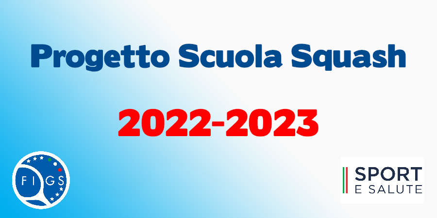 Progetto Scuola Squash 2022-2023