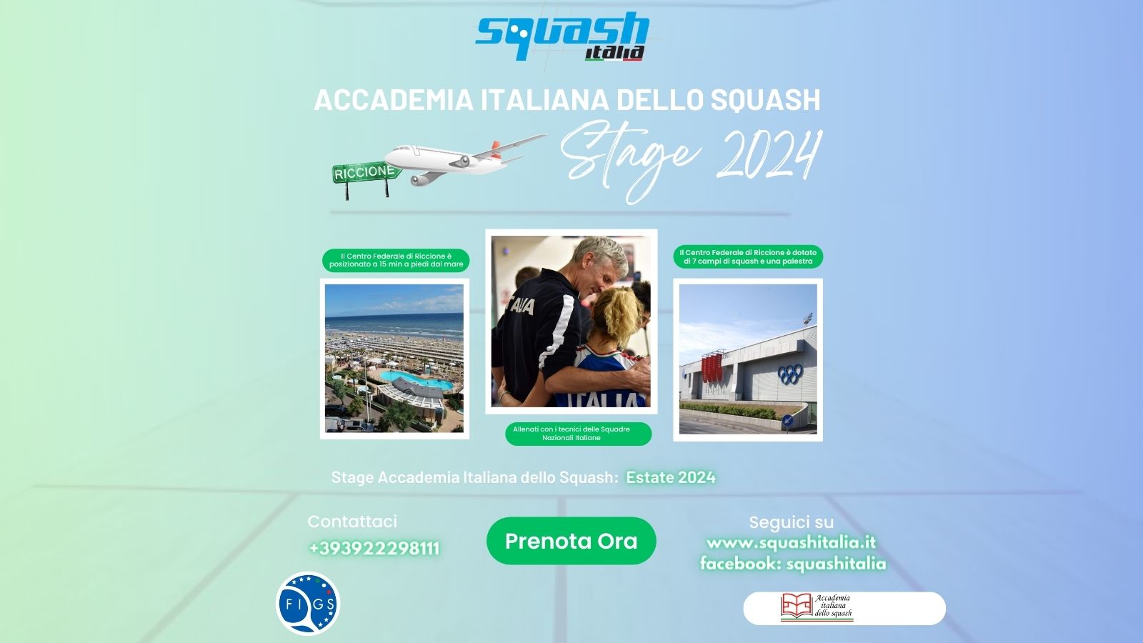 Accademia Italiana dello squash - Stage Estate 2024