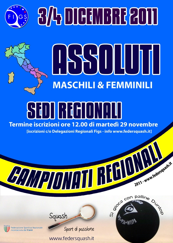Campionati Regionali Assoluti M/F 2011