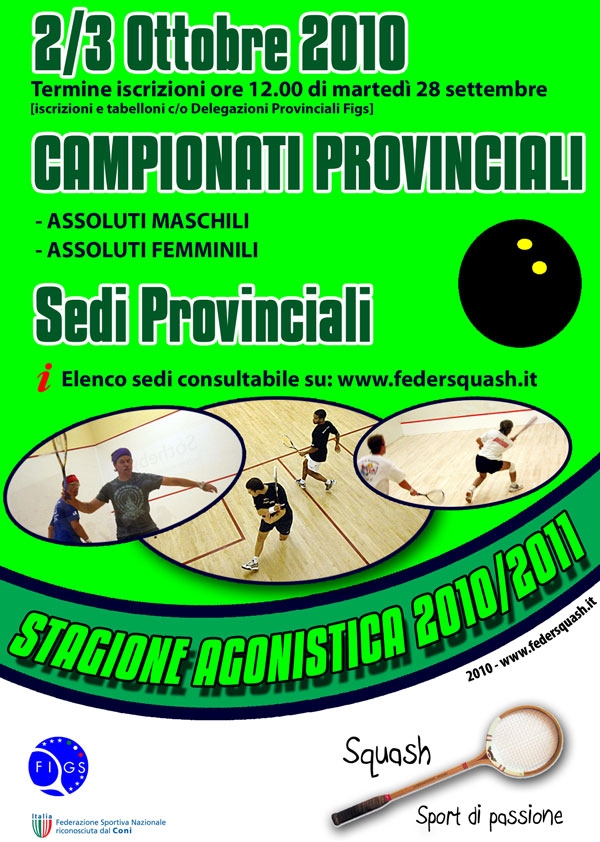 Campionati Provinciali Assoluti 2010/2011