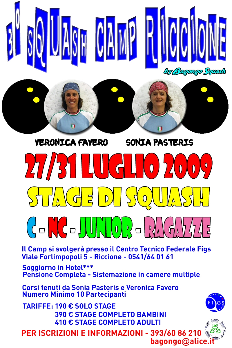 III° Riccione Squash Camp